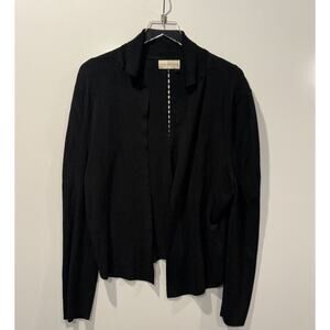 MM‎ LaFleur Black Jardigan Cardigan Sweater Jacket Blazer Women’s Medium (1812)